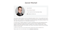 Desktop Screenshot of daniel-mitchell.com