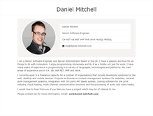 Tablet Screenshot of daniel-mitchell.com